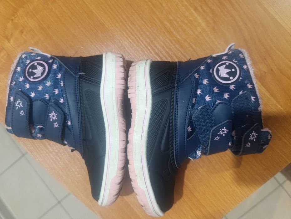 Buty zimowe dziewczęce śniegowce r 26