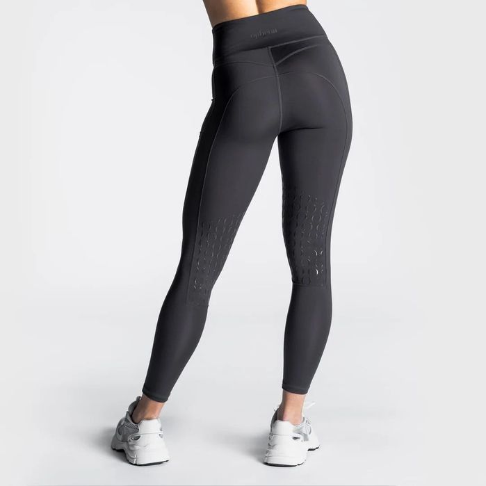 Calças equitação Ophena Riding Tights Half Seat Grey