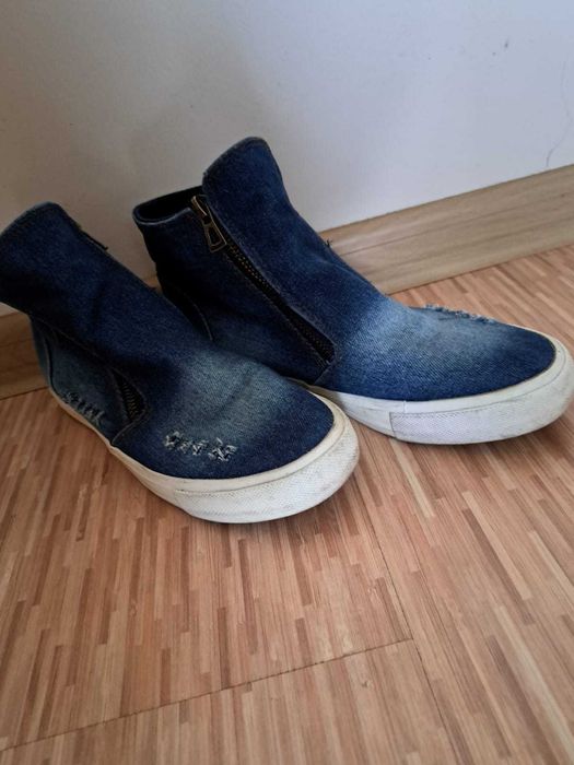 Trampki jeansowe 38