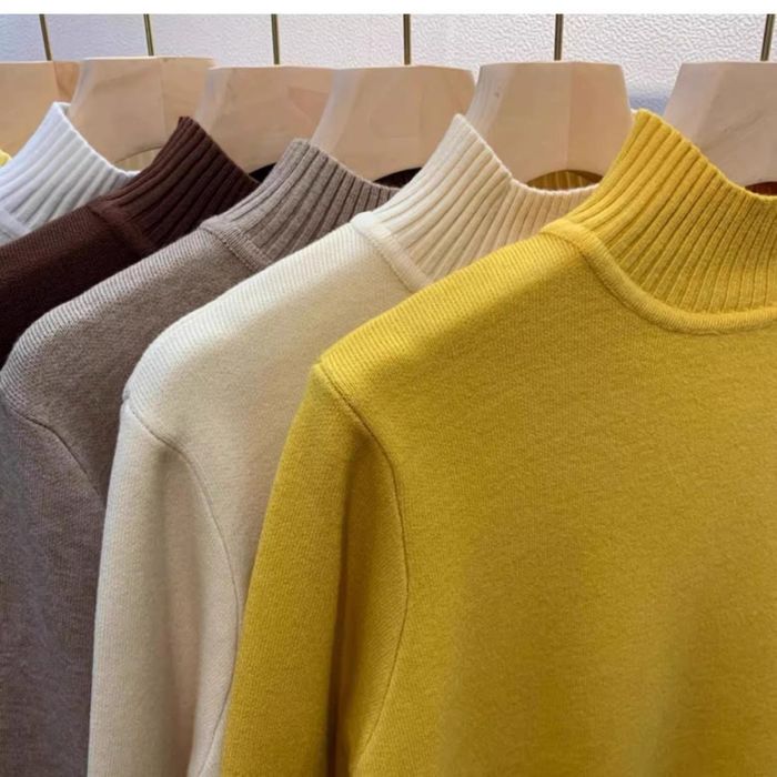 Бавовняний жіночий светр. Гольф. Водолазка.