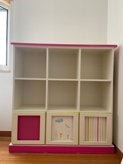 Estante para menina, Oficina Rústica