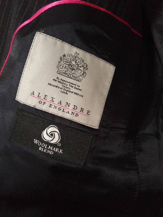 marynarka męska wełniana w paski Aleksander Piękna