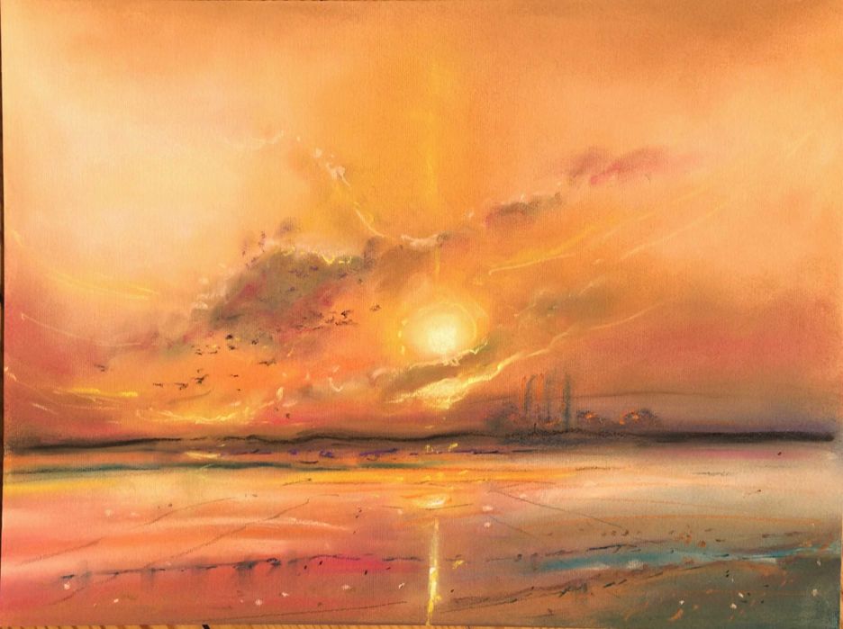 30x40 cm sucha Pastel