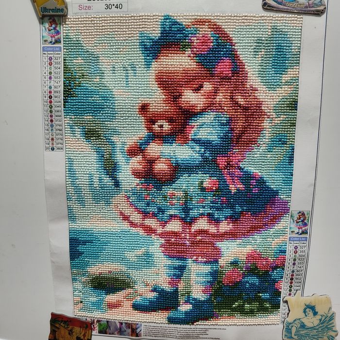 Готова 30*40 см діамантова, алмазна картина