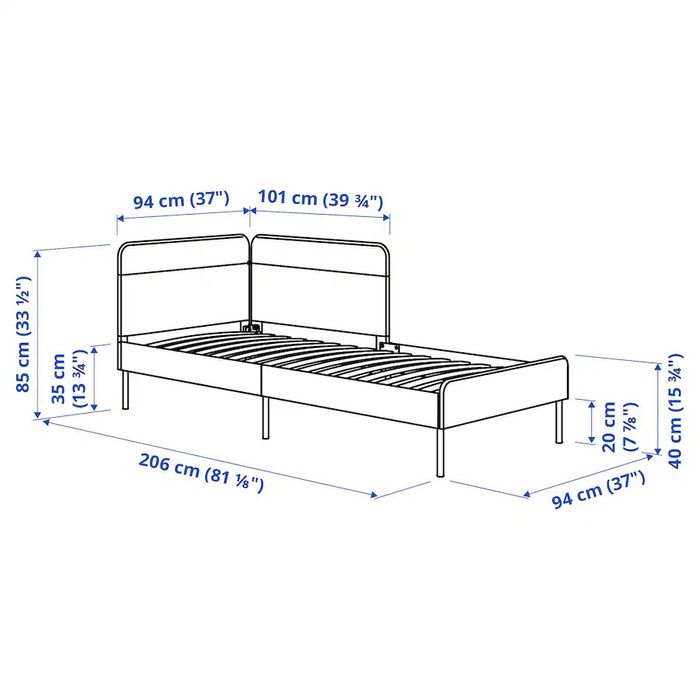Cama Sofá 90x200 IKEA blakullen