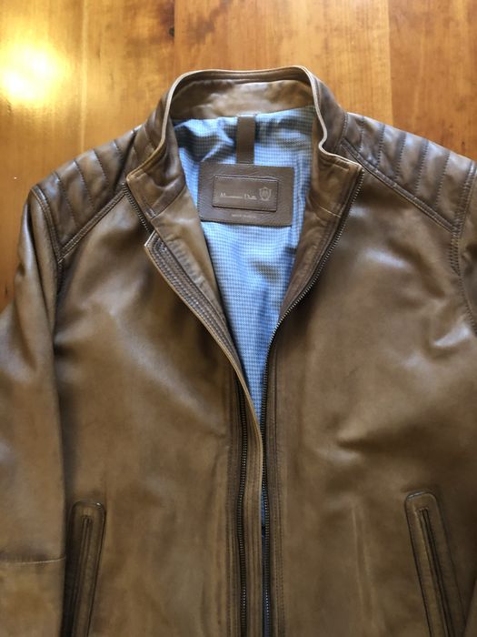 Casaco de cabedal Massimo Dutti