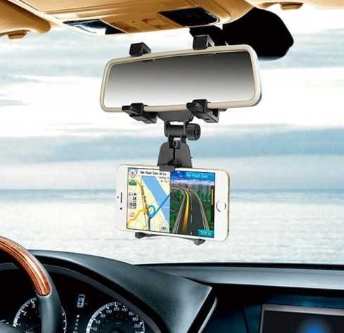 Uniwersalny uchwyt na telefon do lusterka wstecznego w samochodzie