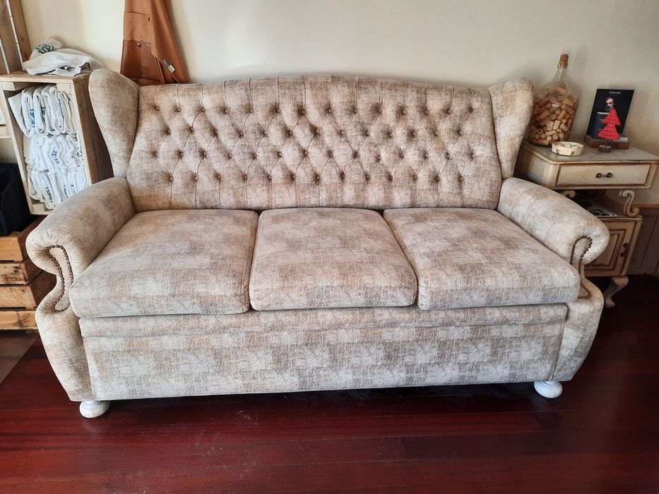 Terno de Sofás Vintage Únicos