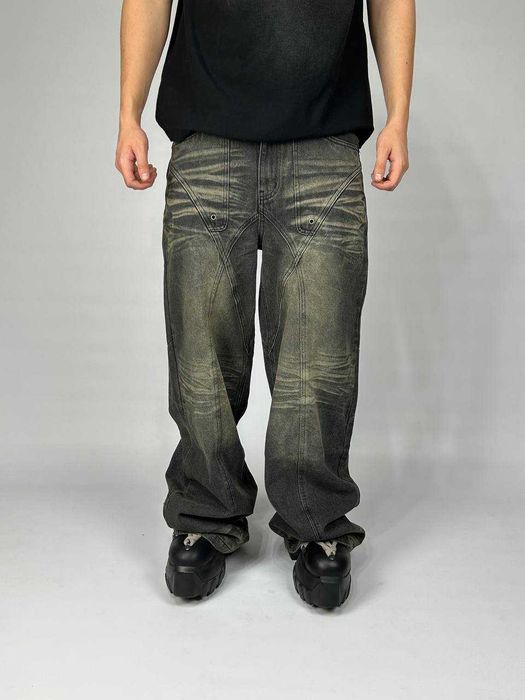 NO FAITH STUDIOS NFS baggy faded archive opium джинсы джинси черные