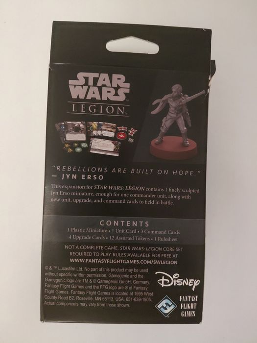Star Wars Legion 1sza edycja Jyn Erso NOWY