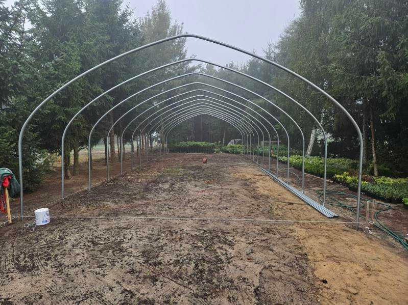 tunel foliowy  tunele foliowe  konstrukcja tunelu 7 x 30 x3,10