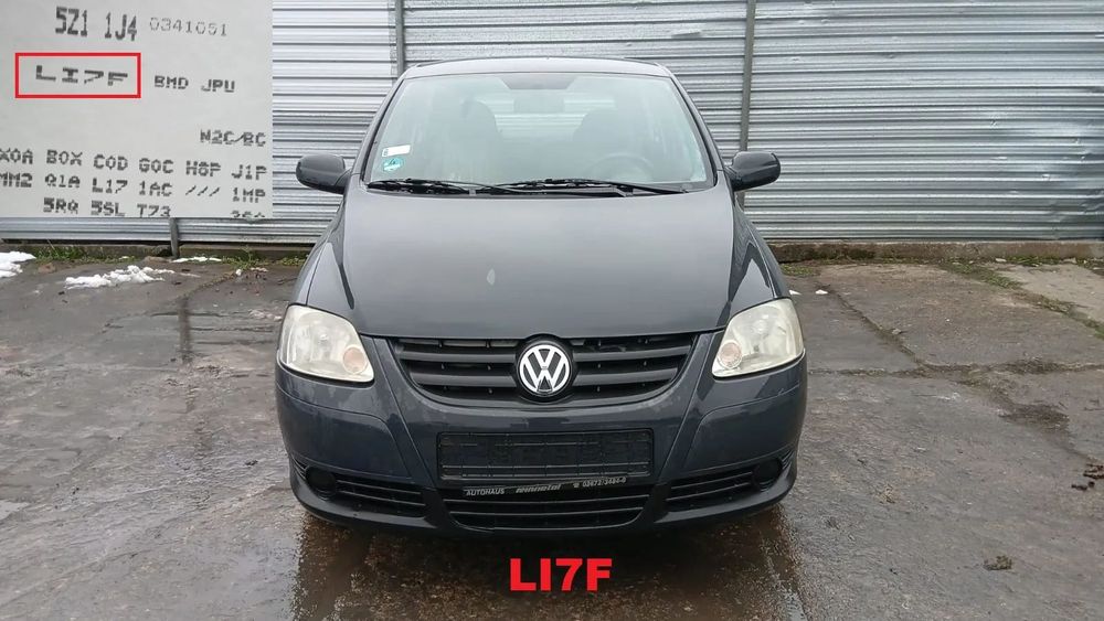 Tylko Części VW FOX 5Z1 1.2 6V BMD 55KM 40kW 3d 03r-09r lakier LI7F