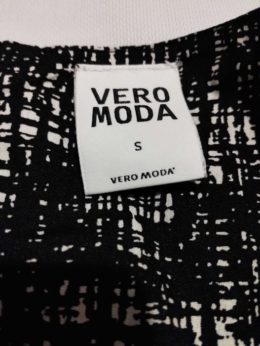 Блузка топ Vero Moda оригинал размер S черная с белым
