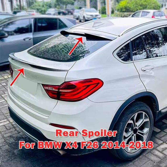 Спойлер BMW X4 F26 накладка на багажник ляду бленда козырек бмв х4 ф26