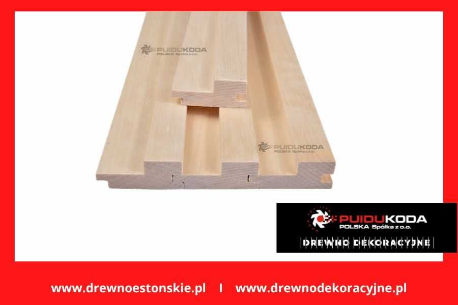 Boazeria do saun/panel ścienne STEP 27x64 osika Puidukoda/sauna/lamele