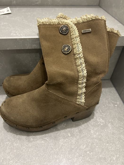 Botas de Camurca Tapadas