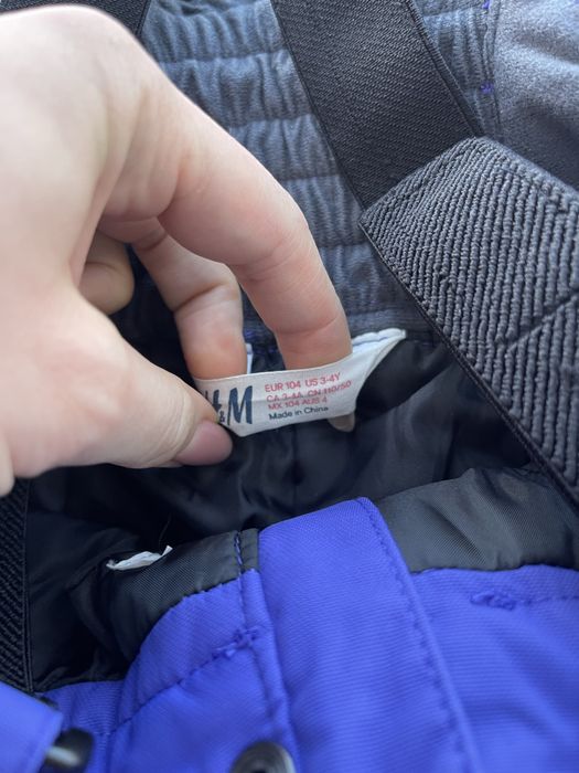 Дитячі зимові штани ,напівкомбінезон від H&M