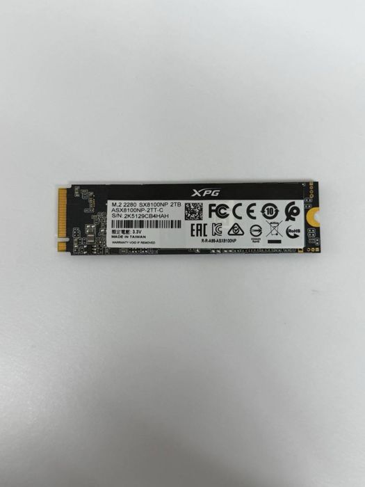 SSD m2 nvme 256Gb/512Gb/1Tb/2Tb вживані