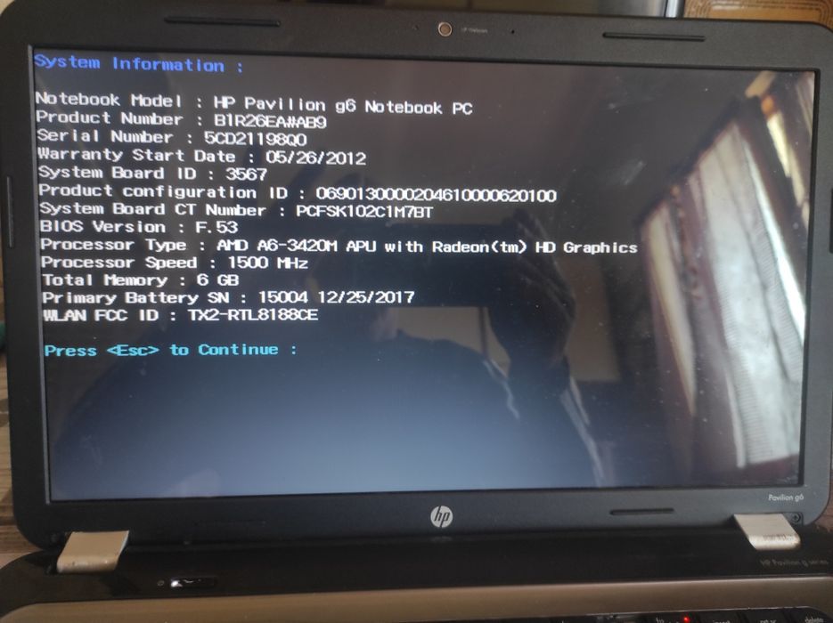 HP para venda tal como está nas fotos
