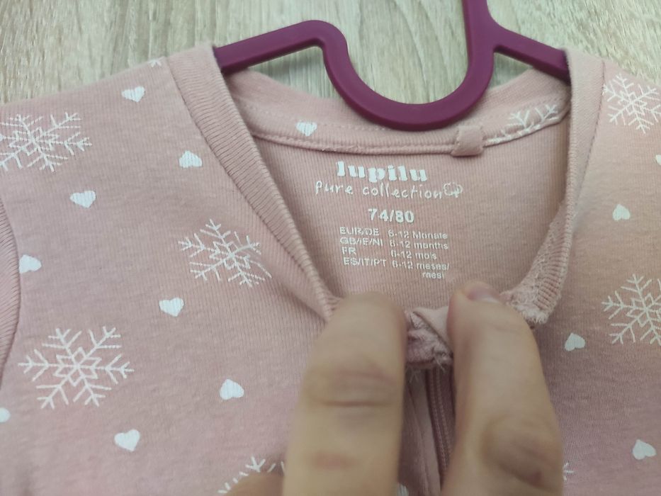 Pajacyki z czystej bawełny rozm. 74/80