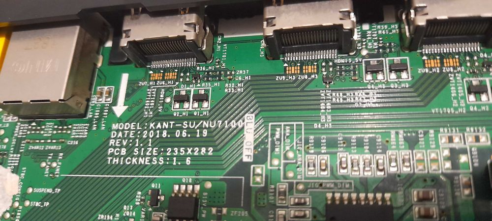 Placa Mãe Samsung  NU7100 para  peças ver referencia nas imagens