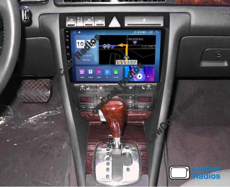 Auto Rádio ANDROID 9" - AUDI A6 (1997 a 2005) | 9'' GPS BT USB APPS WIFI | CARPLAY • ANDROID AUTO