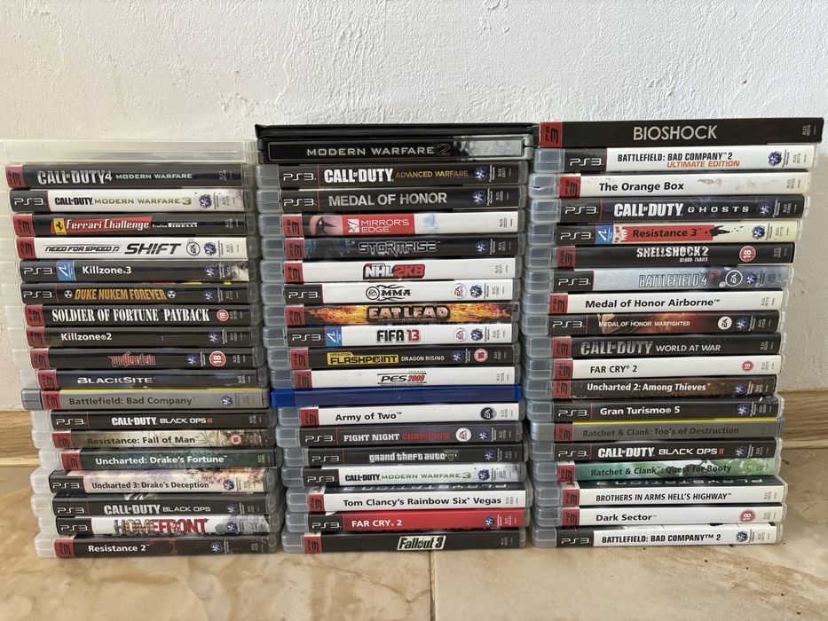 Gry ps3 cod gta battelfield wolfstein