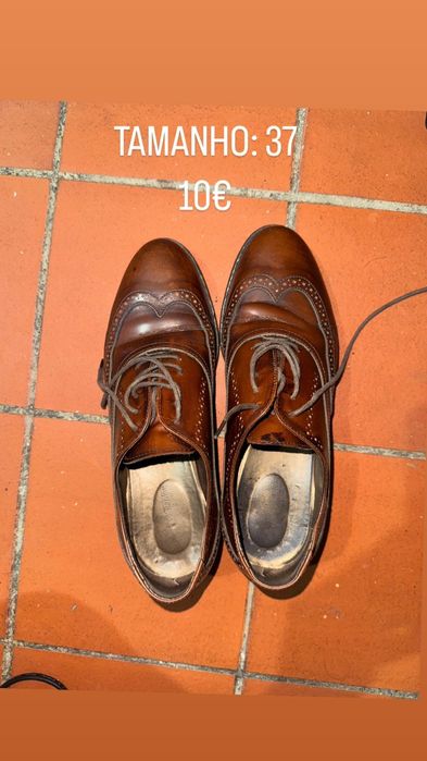 Sapatilhas de couro