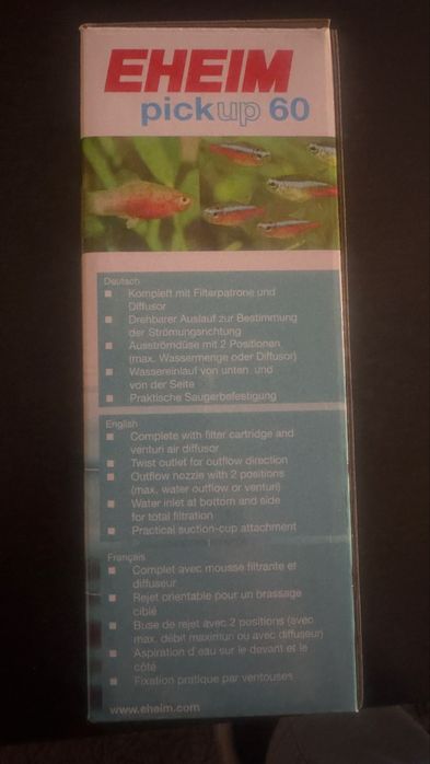 Filtro interior Eheim pickup 60