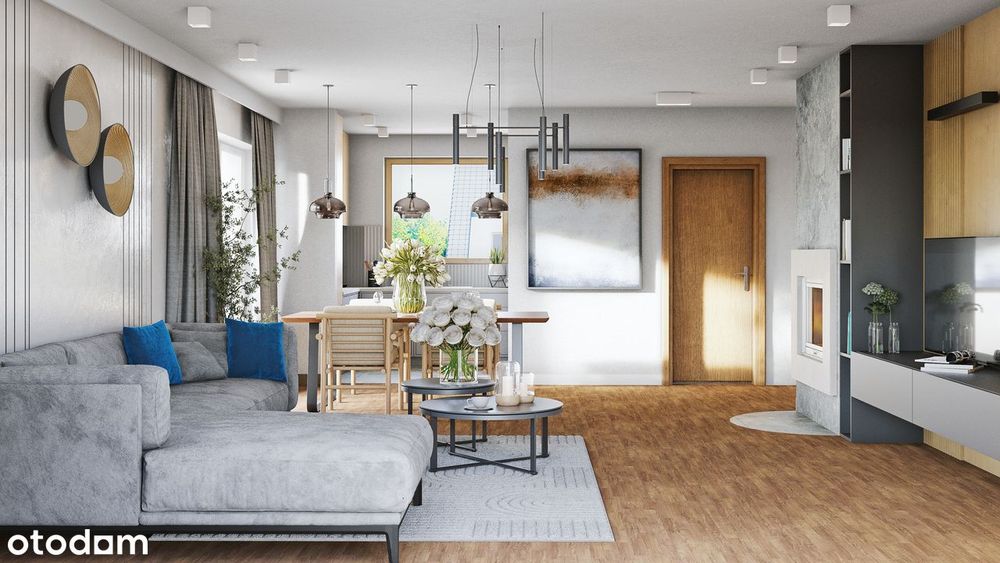 Dom wolnostojący pod ŁOMŻĄ tuż przy szkole! 122,61 m2, 5pokoi+salon