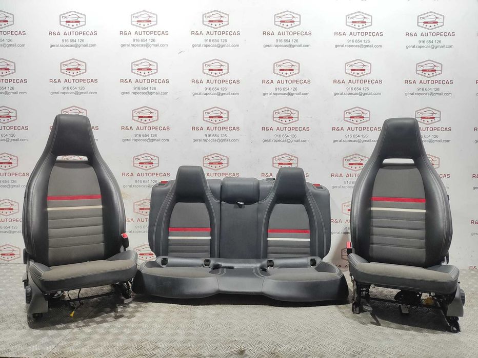 Conjunto Bancos Pele Tecido Mercedes Benz Class A W176 2012 a 2018 Original