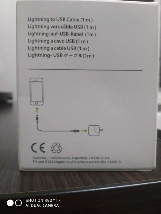 Кабель для Apple Айфон шнур зарядный оригінал