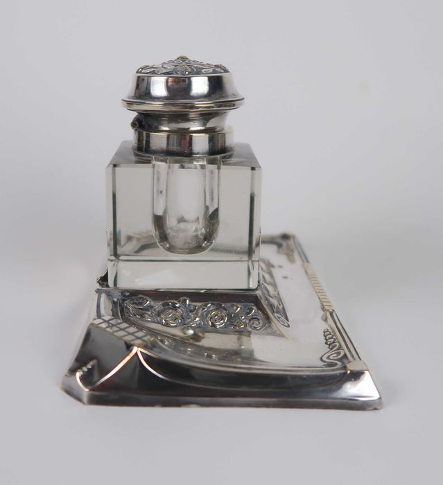 Tinteiro de mesa Art Deco