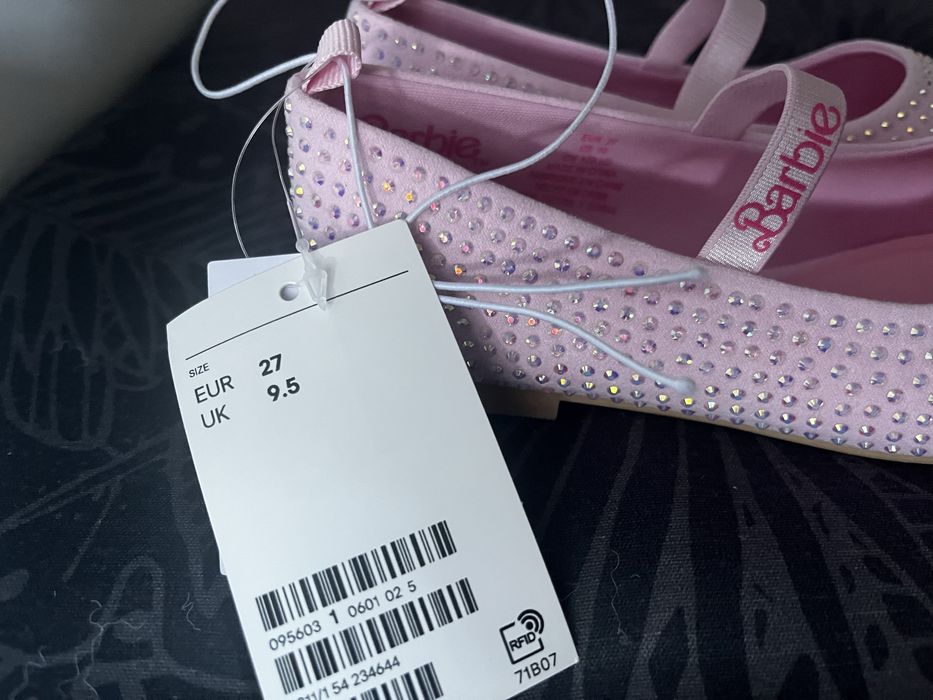 Śliczne baleriny H&M Barbie 27 Nowe