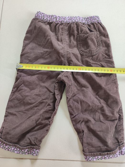 Miękkie sztruksy dla dziewczynki 24 mce