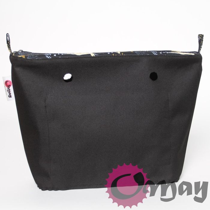 Organizer do OBAG STANDARD jelonki złote czarno-złote 2 kieszenie OMAY