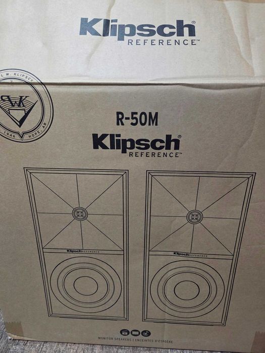 Podstawkowe kolumny głośnikowe KLIPSCH R-50M Czarne stan idealny Kraków W