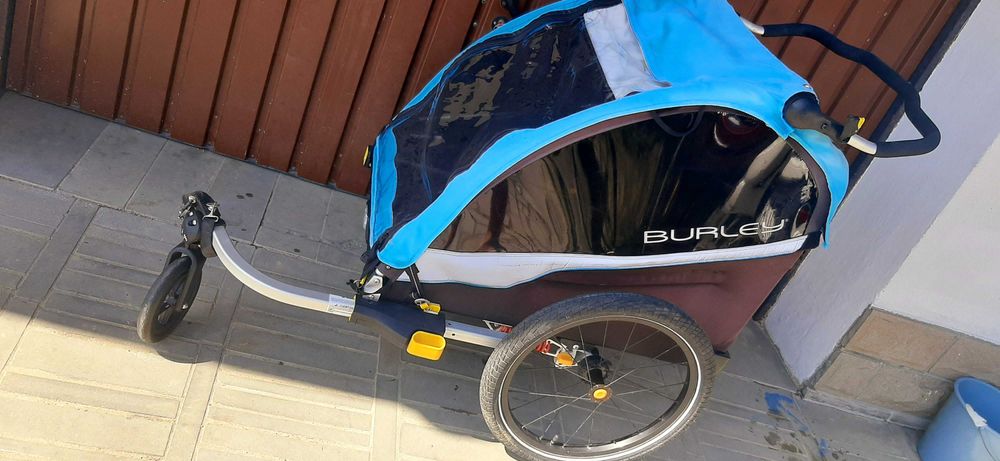 Przyczepka rowerowa Burley Dlite X aqua 2w1