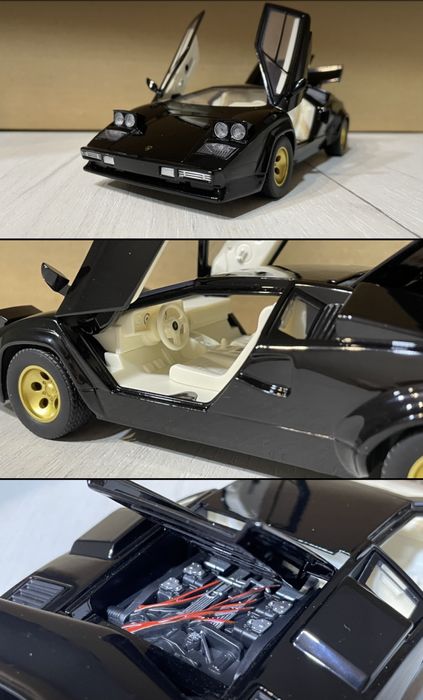 Нова модель Lamborghini Countach 1:24 металева колекційна модель авто