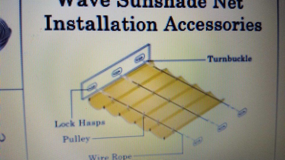 Cobertura  telescópica de 3x3m em HDPE para pergola com acessórios