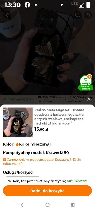 Etui na Motorola Moto Edge 50