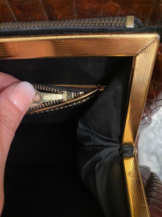 Вінтажна сумка зі шкіри крокодила привезена з Лондона