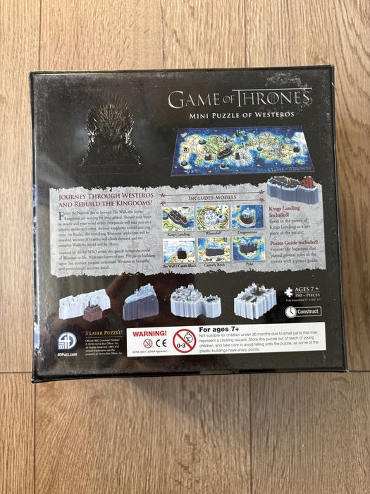 Puzzle gra o tron