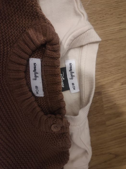 Sweter i bluza bawełniana roz. 68