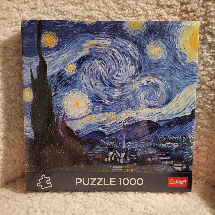 Puzzle 1000 el. Gwiaździsta Noc Vincent van Gogh 68cmx48cm Trefl