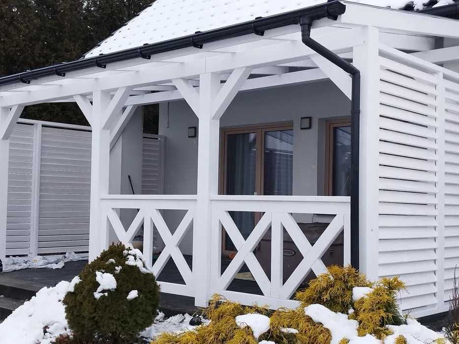 zadaszenie tarasu poliwęglan lity jak szkło solidnie i kompleksowo