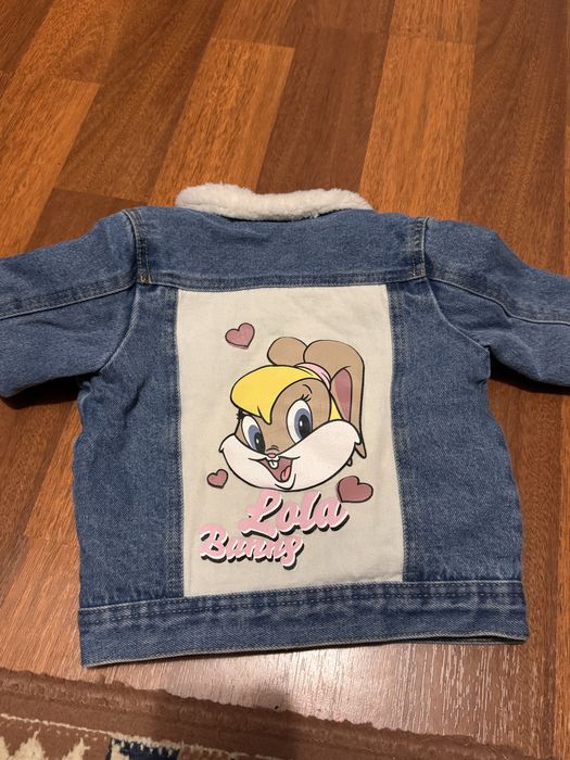 Джинсова куртка на дівчинку