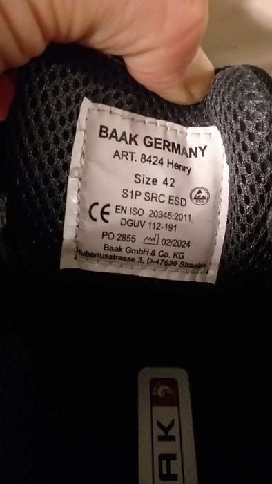 Buty robocze. Obuwie ochronne BHP. Skóra naturalna. Nowe