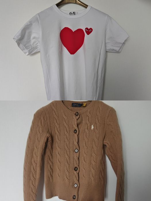 Ralph Lauren кардиган com de Garcons футболка