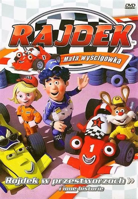 Rajdek mała wyścigówka. Rajdek w przestworzach i inne historie, DVD. Nowy Produkt